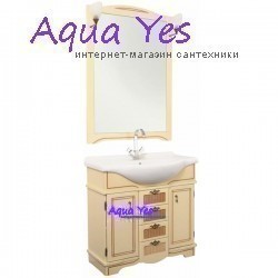 Комплект мебели Aquanet Луис 85 бежевый