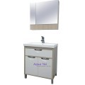 Комплект мебели Aquanet Гретта 75  (зеркало с белым фасадом)