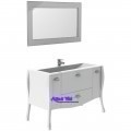 Комплект мебели Aquanet Мадонна 120 E (зеркало с подогревом) белый