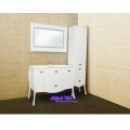 Комплект мебели Aquanet Мадонна 120 E (эл. об., сваровски) белый